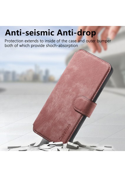 Samsung Galaxy A15 4g / 5g Retro Deri Stand Rfıd Engelleme Çıkarılabilir Telefon Kapağı (Yurt Dışından) fırsatları