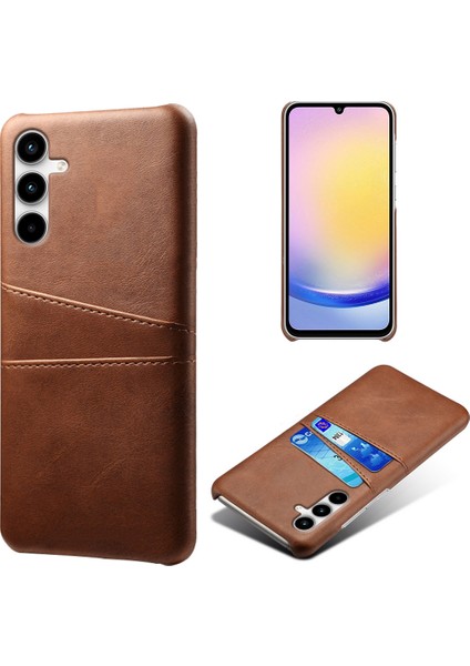 Samsung Galaxy A25 5g Kart Tutucu Deri + Pc Telefon Kapağı (Yurt Dışından)