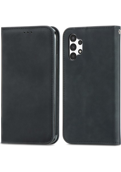Samsung Galaxy A13 4g Skin Touch Manyetik Kapanış Stand Kapağı (Yurt Dışından)