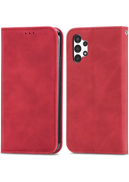 Samsung Galaxy A13 4g Skin Touch Manyetik Kapanış Stand Kapağı (Yurt Dışından)