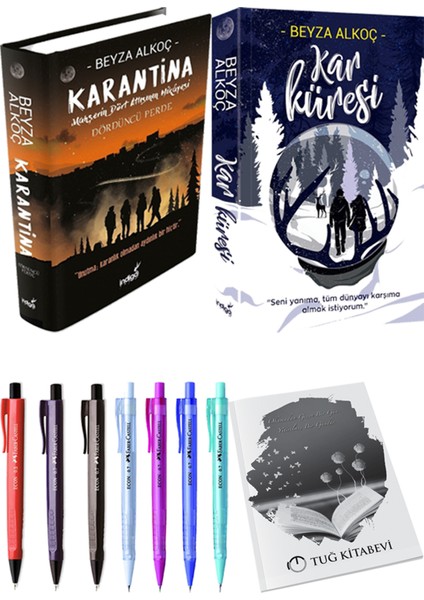 Karantina 4 - Kar Küresi + Kalem + Not Defteri