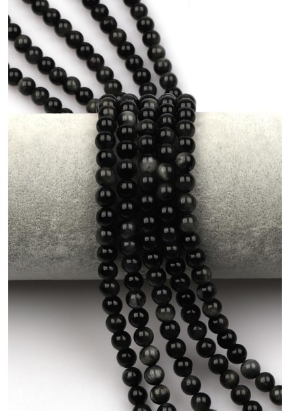 Kartal Gözü Doğal Taş Dizi 6 mm Küre Kesim