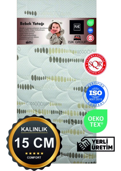 15 cm Bebek ve Çocuk Yatağı Sünger Park Yatak Anne Yanı ve Bebek Yatakları Ultra Lüx Full Ortopedik fiyatları