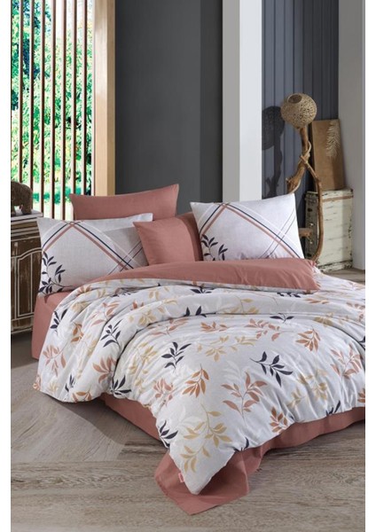 Çift Kişilik Ranforce Nevresim Takımı - Belen Kahve fiyatları