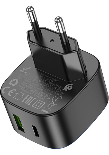 CS32A Usb-A+Type-C PD20W 3.0A Şarj Adaptörü