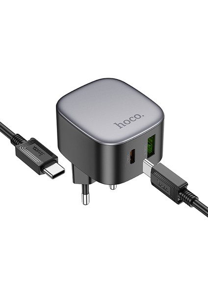 CS32A PD20W Usb+Type-C + Type-C Kablo Hızlı Şarj Adaptör Seti