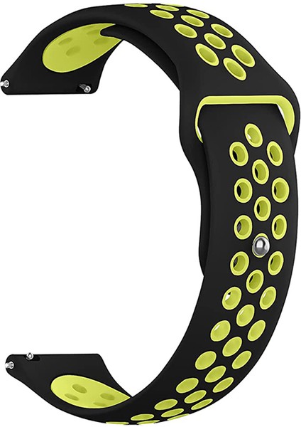 Amazfit Gts Gts2 Gts3 Gts4 ile Uyumlu Kordon Yumuşak Dokulu Delikli Desenli Silikon Kayış