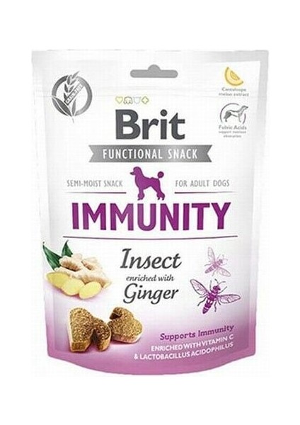 Immunity Destekleyici Zencefil ve Larva Proteinli Köpek Ödülü 150 gr