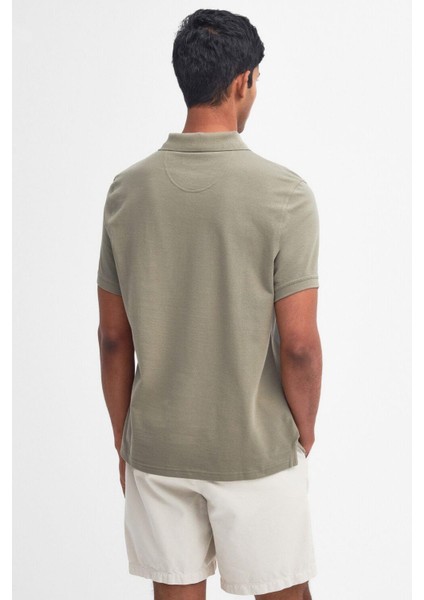 Lightweight Sports Polo Yaka OL38 Dusty Green