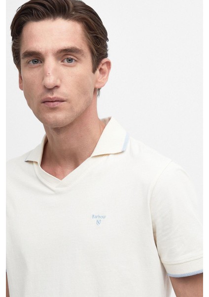 Northwood Short Sleeve Cotton Polo Yaka BE11 Ecru modelleri