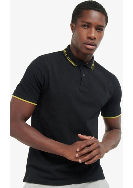 Barbour International B.ıntl Bates Polo Yaka T-Shirt BK31 Black