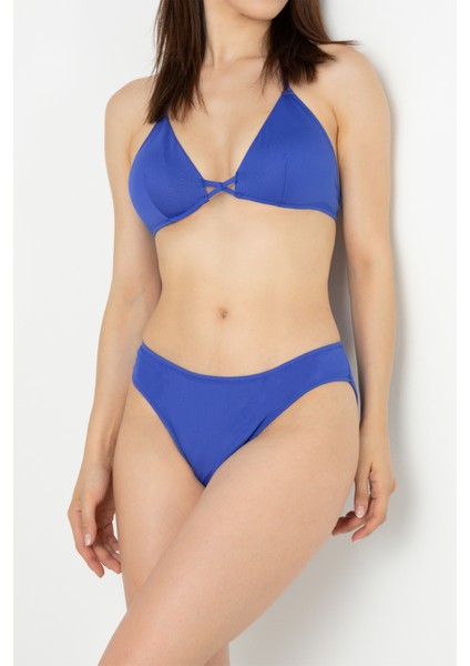 Bağlama Detaylı Normal Bel Bikini TAKIM-17509