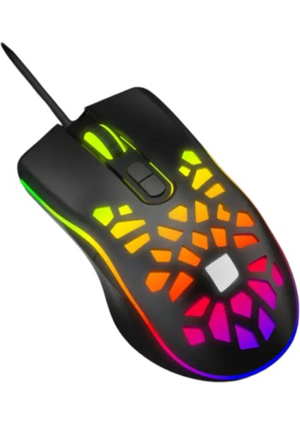Kablolu Işıklı Rgb 3600 Dpi Gaming Mouse Bwm9
