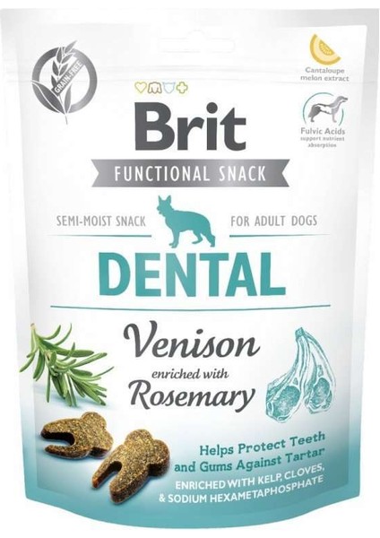 Functional Snack Dental Geyik Etli ve Biberiyeli Köpek Ödül Maması 150 gr(STT.12/2024)