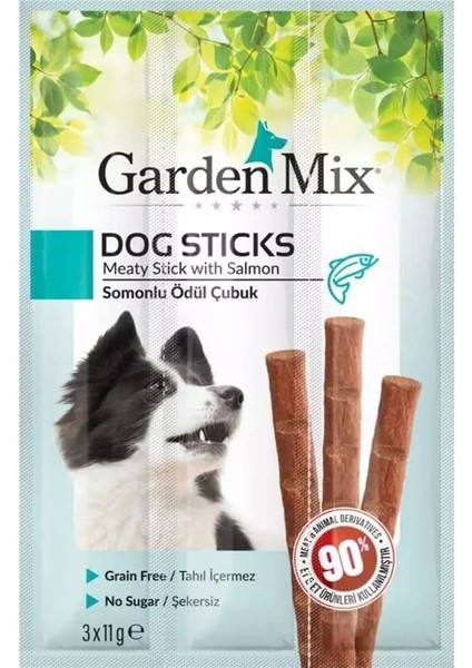 Gardenmix Somonlu Köpek Stick Ödül 3 X11gr