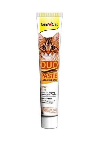 Anti - Hairball Duo Paste Peynirli Malt Kedi Macunu 50 gr