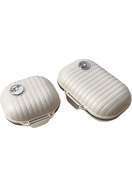 2 Adet Taşınabilir Günlük Hap Kutusu Seyahat Ilaç Organizatörü Çanta Için Kompakt Hap Kutusu Günlük ve Haftalık Seyahat Için (Yurt Dışından)