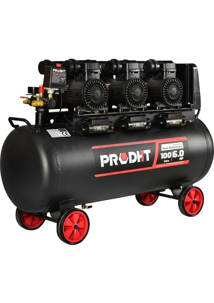 100L Hava Kompresörü Sessiz 1500W x 3 D17030100