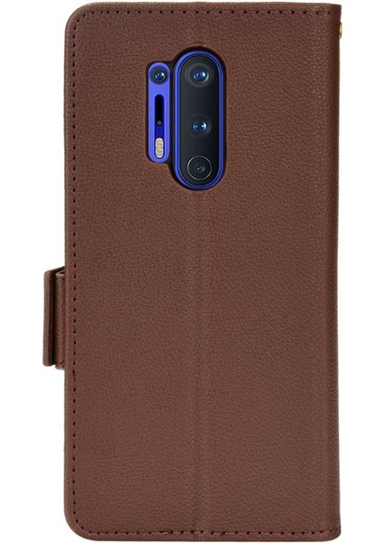 Oneplus 8 Için Kılıf Pro Manyetik Pu Deri Yan Toka Cüzdan Kart Yuvaları (Yurt Dışından)