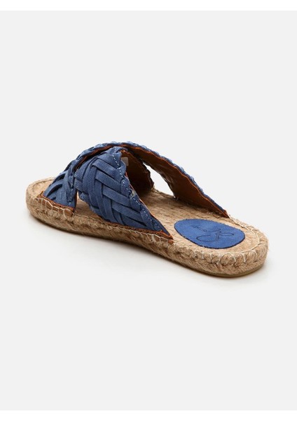 Osaka Indigo Mavi Kadın Espadril Terlik fiyatları