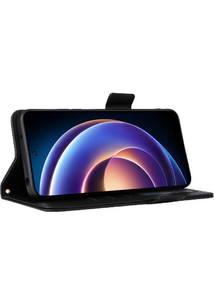 Xiaomi Poco M6 Pro 5g Için Kılıf Kart Yuvaları Tutucu Manyetik Cüzdan Pu Yan (Yurt Dışından) fiyatları