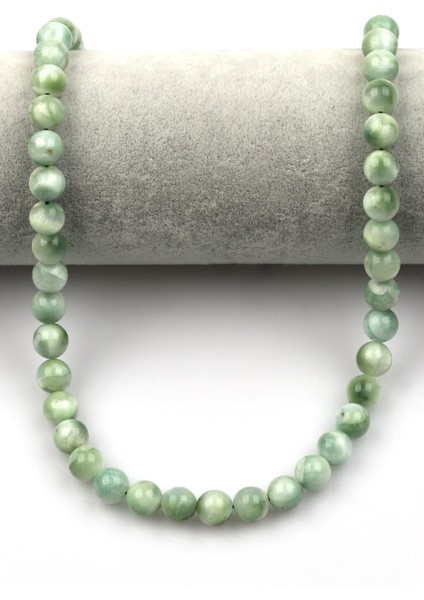 Yeşil Larimar Doğal Taş Dizi 8 mm Küre Kesim fiyatları