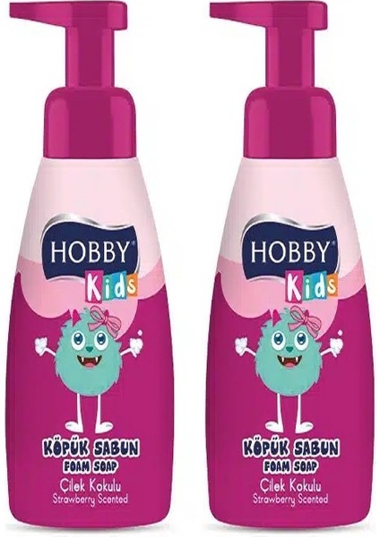 Kids Köpük Sabun Çilek Kokulu 200 ml 2 Adet - Kids Foam Soap Strawberry Scent 200 ml 2 Pieces