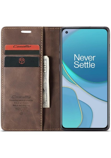 Oneplus 8t Manyetik Kapatma Darbeye Vaka Kart Yuvası Pu Için Flip Case (Yurt Dışından) indirimleri