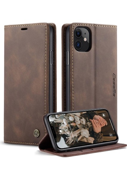 Iphone 11 Için Flip Case Folio Kitap Manyetik Kapatma Darbeye Vaka (Yurt Dışından)