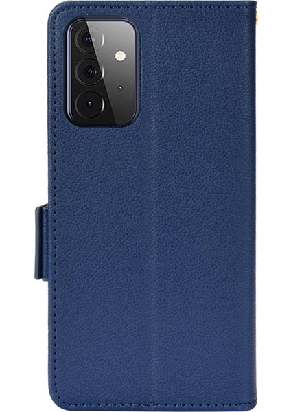 Samsung Galaxy A72 Manyetik Yan Toka Cüzdan Pu Deri Kart (Yurt Dışından)