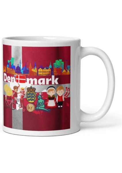 Danimarka Hediye Kutusu 10 Parça Kupa Magnet Anahtarlık Kutu modelleri