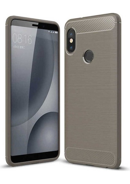 Xiaomi Mi 8 Uyumlu Kılıf Room Silikon Kapak, Gri