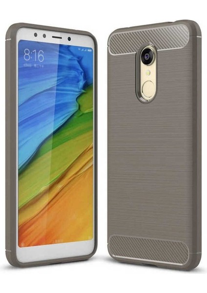 Xiaomi Redmi 5 Uyumlu Kılıf Room Silikon Kapak, Gri