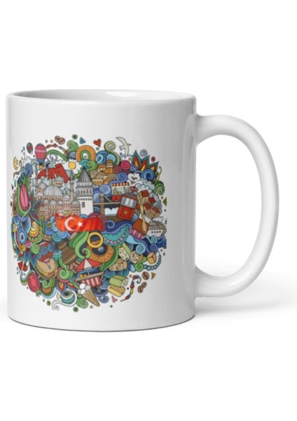 Türkiye Hediye Kutusu 10 Parça Kupa Magnet Anahtarlık Kutu modelleri