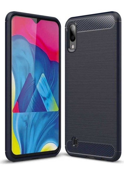 Samsung Galaxy M10 Uyumlu Kılıf Room Silikon Kapak, Lacivert