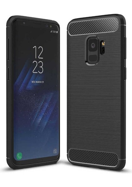 Samsung Galaxy S9 Plus Uyumlu Kılıf Room Silikon Kapak, Siyah