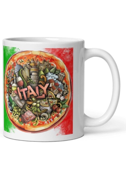 Italya Hediye Kutusu 10 Parça Kupa Magnet Anahtarlık Kutu modelleri