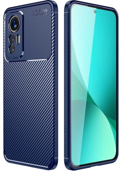 Xiaomi Mi 12 Lite Uyumlu Kılıf Negro Silikon Kapak, Lacivert