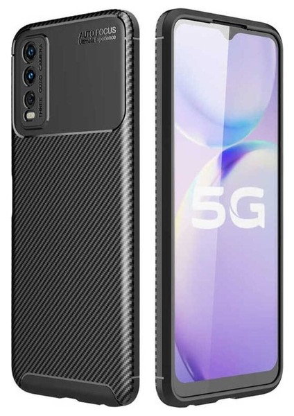 Vivo Y11S Uyumlu Kılıf Negro Silikon Kapak, Siyah