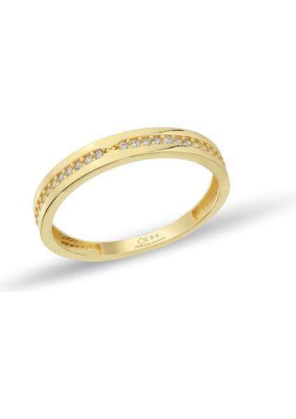 Taşlı Altın Yüzük YZKKCGK041