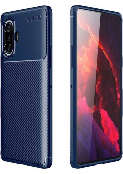 Xiaomi Redmi K40 Gaming Uyumlu Kılıf Negro Silikon Kapak, Lacivert
