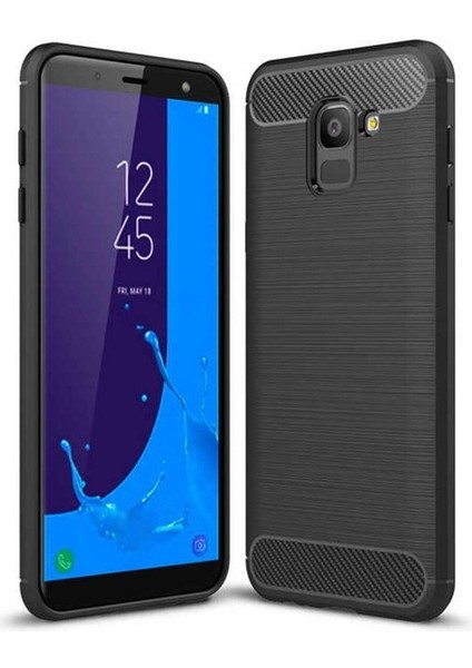 Samsung Galaxy J6 Uyumlu Kılıf Room Silikon Kapak, Siyah