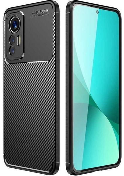 Xiaomi Mi 12 Lite Uyumlu Kılıf Negro Silikon Kapak, Siyah