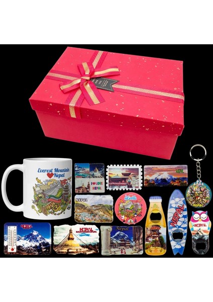 Nepal Hediye Kutusu 10 Parça Kupa Magnet Anahtarlık Kutu fiyatları