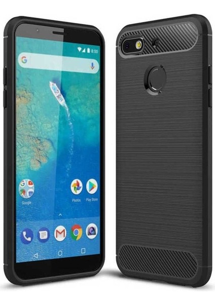 General Mobile 8 Go Uyumlu Kılıf Room Silikon Kapak, Siyah