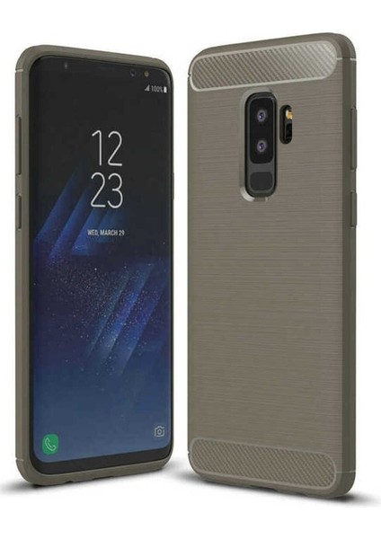 Samsung Galaxy S9 Plus Uyumlu Kılıf Room Silikon Kapak, Gri