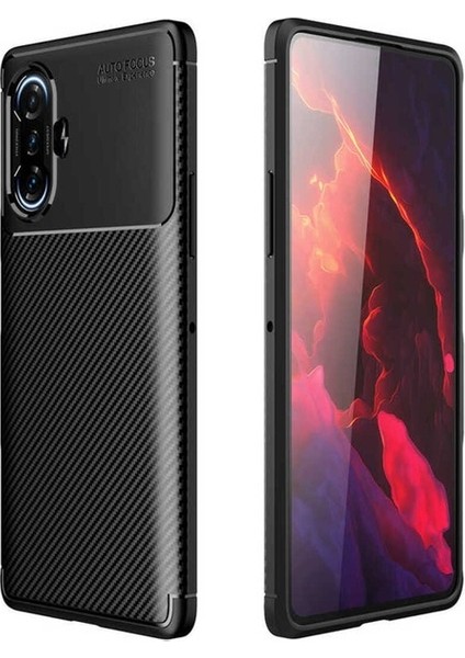Xiaomi Redmi K40 Gaming Uyumlu Kılıf Negro Silikon Kapak, Siyah