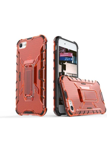 Apple iPhone Se 2022 Uyumlu Kılıf Klik Silikon, Kırmızı