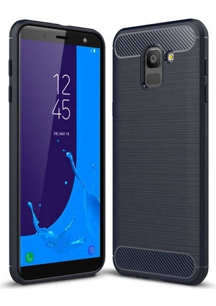 Samsung Galaxy J6 Uyumlu Kılıf Room Silikon Kapak, Lacivert