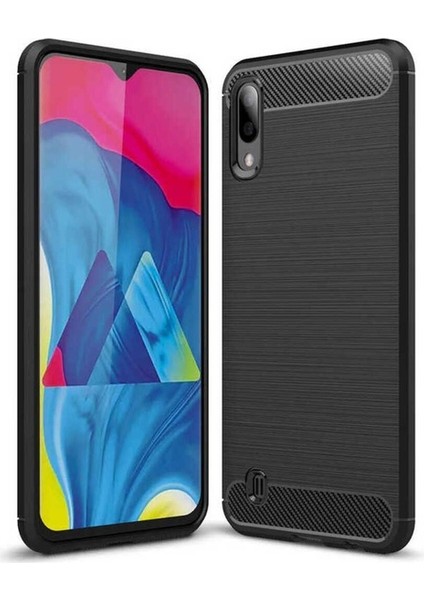 Samsung Galaxy M10 Uyumlu Kılıf Room Silikon Kapak, Siyah